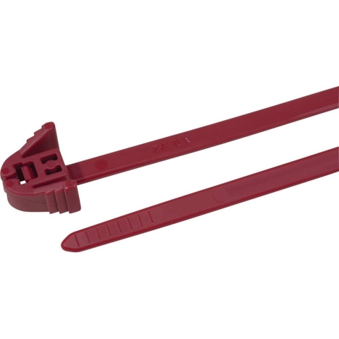 HellermannTyton 115-00043 REZ300-PA66-RD Kabelbinder Rood 100 stuk(s)