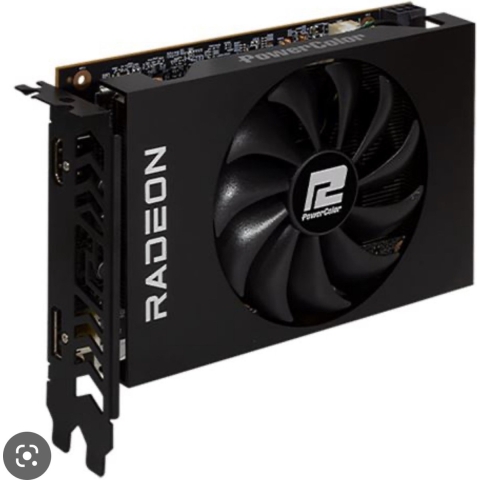Powercolor AMD Radeon RX 6500 XT Videokaart ITX 4 GB GDDR6-SDRAM PCIe HDMI, DisplayPort