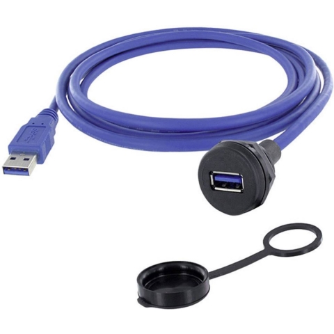 USB 3.0 type A Chassisbus, inbouw 1310-1019-02 M22 1310-1019-02 encitech 1 stuk(s)