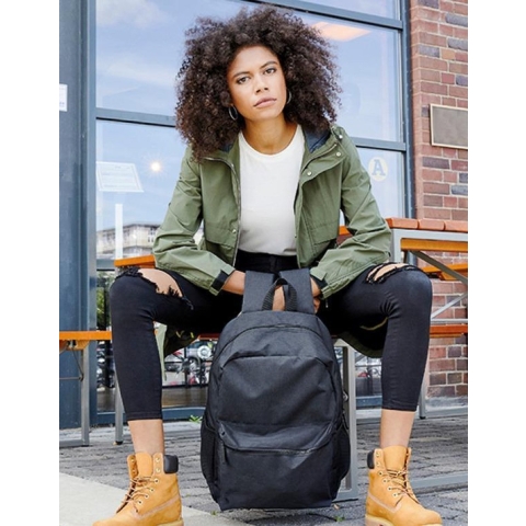 Bags2GO BS19017 Backpack - Ottawa - Black-Melange - 45 x 32 x 16,5 cm