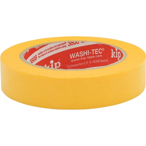 Kip Afdekband | glad | geel | lengte 50 m | breedte 36 mm | rol | 6 stuks - 3808-36 3808-36