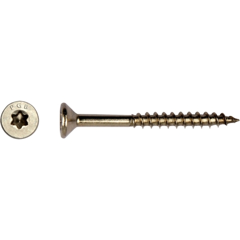 pgb-Europe PGB-FASTENERS | Spaanplaatschroef A2 VK-T Ø 6,0x130 T30 | 100 st PGWVTGA00006001303
