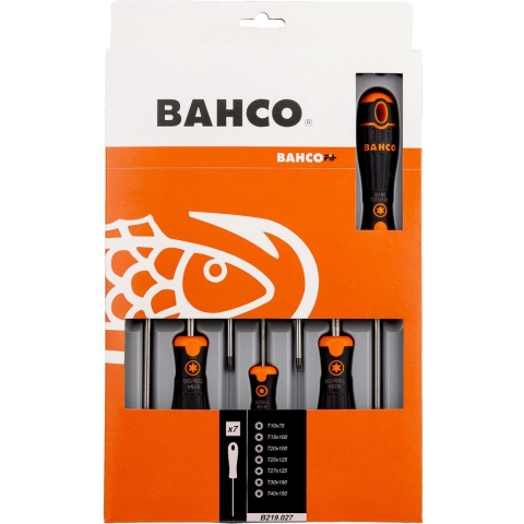 Bahco Schroevendraaierset BahcoFit | rubber greep | TORX® - 7-delig - B219.027