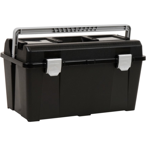 Raaco DIY T33 gereedschapskoffer,zwart/zilver - 715164