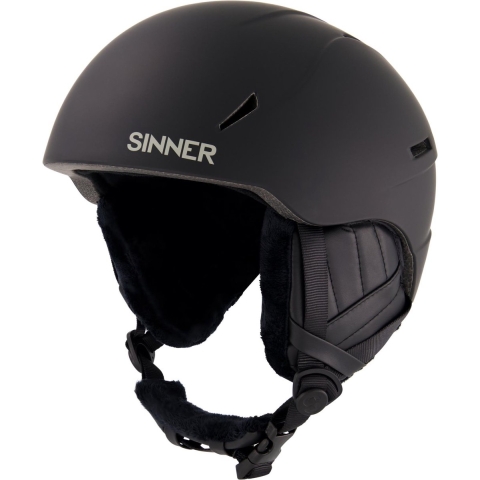 Sinner CREST skihelm zwart, 55-58 cm