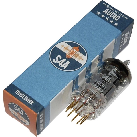 BTB Vertrieb ECC81 S4A Premium Elektronenbuis Geselecteerd voor Audio & studio Dubbeltriode Aantal polen: 9 Fitting: Noval 1 stuk(s)