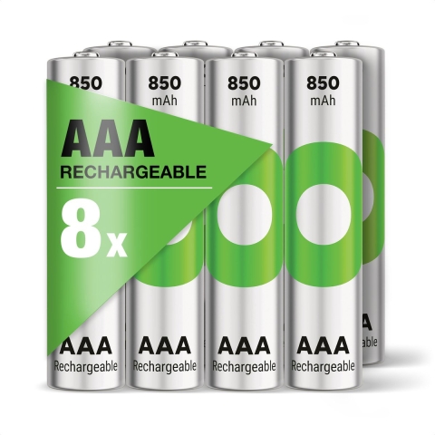 GP ReCyko Oplaadbare AAA batterij (potlood) NiMH 850 mAh 1.2 V 8 stuk(s)