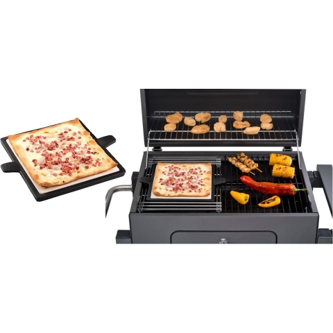 Tepro 8578 Inzet Pizzasteen voor 8570 Hoofdgrillrooster