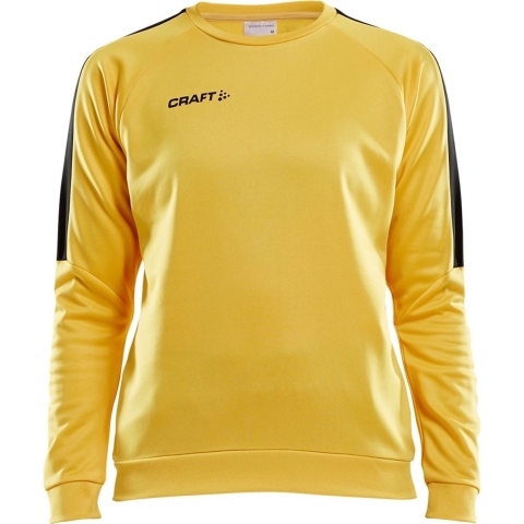 Craft 1906981 Progress R-Neck Sweater W - Yellow/Black - XS