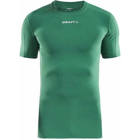 Craft 1906855 Pro Control Compression Tee Unisex - Team Green - XXL