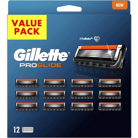 Gillette Scheermesjes ProGlide 12 stuks