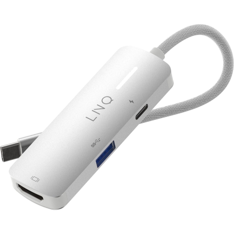 Linq 622690 3-in-1 Usb-c Hdmi Adapter Multiport Hub