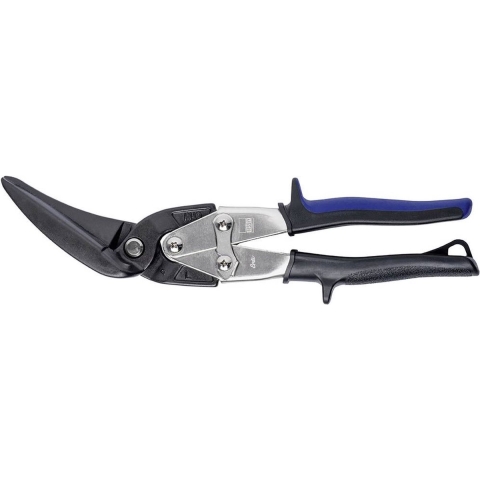 Erdi Doorloopschaar | totale lengte 280 mm links | RVS | 2-componenten mantel | 1 stuk - D22A - D22A