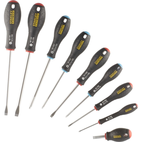 Stanley handgereedschap FATMAX Schroevendraaierset 9-delig - St/Par/Poz - FMHT65424-0 - FMHT65424-0