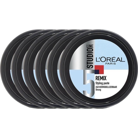 6x L'Oréal Studio Line Special FX Remix Paste 150 ml