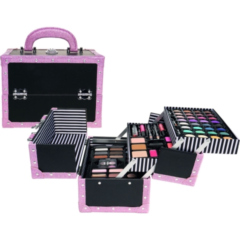 Casuelle Make-up Koffer 3d Glitter-pink Print