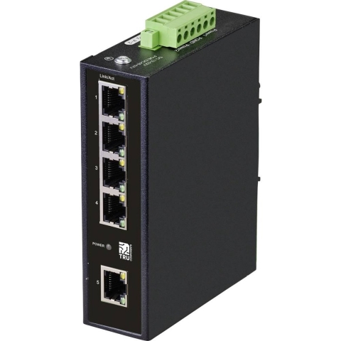 TRU COMPONENTS Industrial Ethernet Switch 1 + 4 poorten 10 / 100 MBit/s
