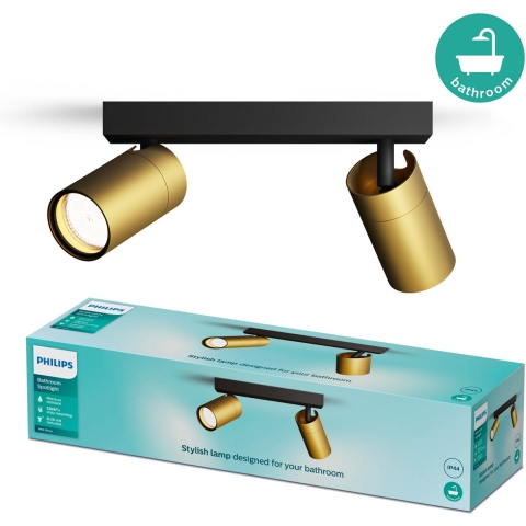Philips Idris 8720169299191 Plafondspot GU10 Goud