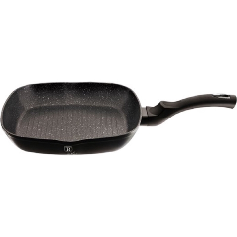 BerlingerHaus Grillpan 28cm Black Silver Ook Inductie