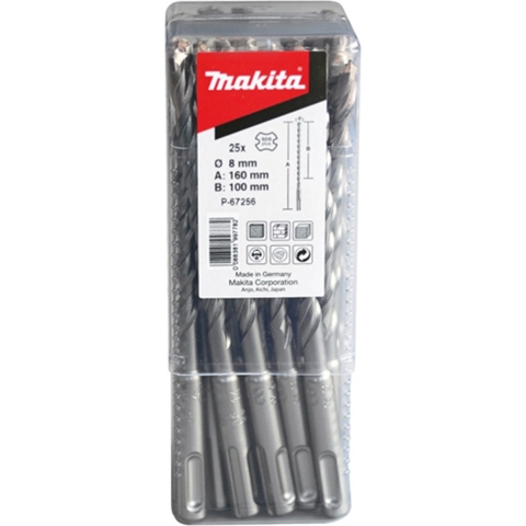 Makita Accessoires P2S:SDS-PLUS boor 8x160mm 10st - B-46545-10