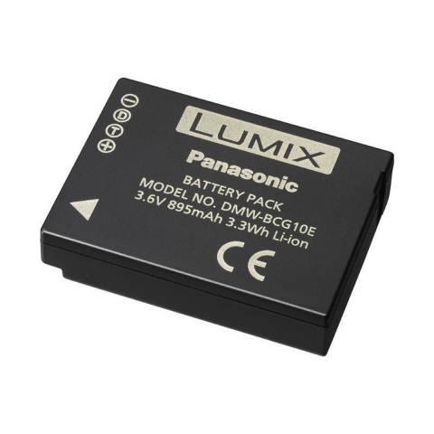 Camera-accu Panasonic DMW-BCG10e, DMW-BCG10 3.6 V 895 mAh DMW-BCG10E