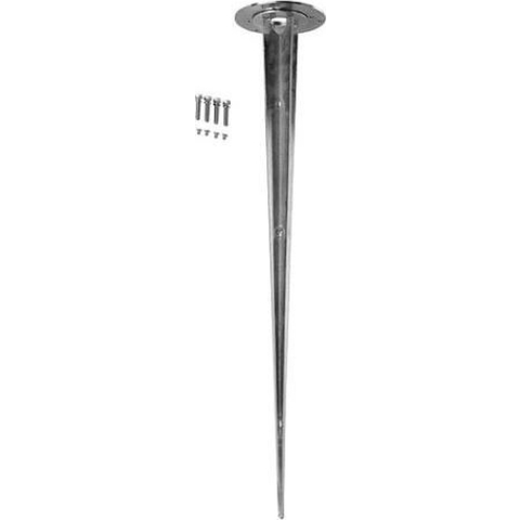 SLV 230060 Grondspies Zilver-grijs