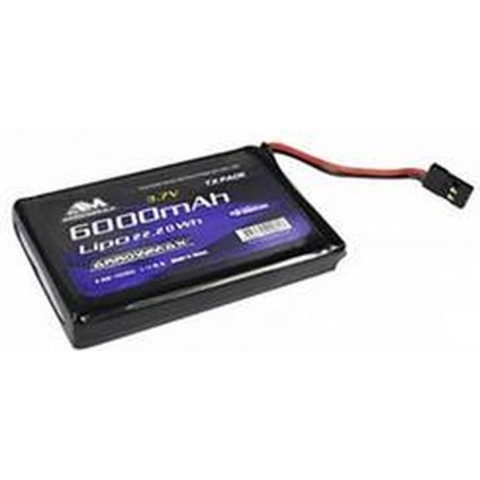 ArrowMax LiPo accupack 3.7 V 6000 mAh Softcase JR-bus