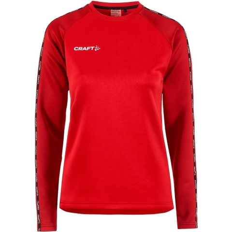 Craft 1912735 Squad 2.0 Crewneck W - Bright Red/Express - L