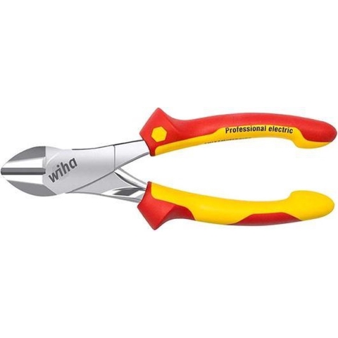 Wiha Krachtzijkniptang Professional electric met DynamicJoint® met in- en uitschakelbare openingsveer | 200 mm - 41279 - 41279