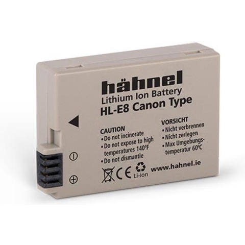 Hähnel Fototechnik HL-E8 Camera-accu Vervangt originele accu LP-E8 7.2 V 1120 mAh