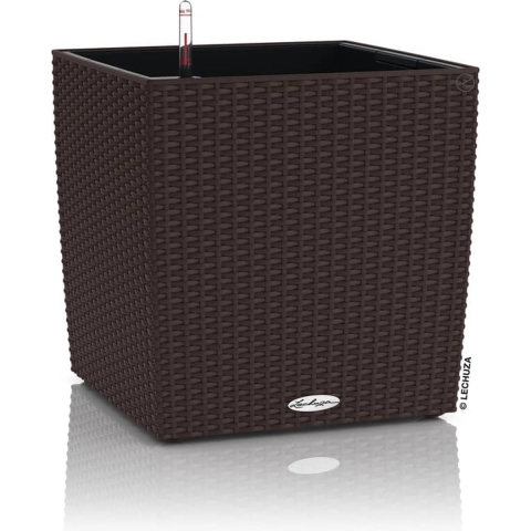 Lechuza CUBE Cottage 30 15375 Plantenbak Mokka