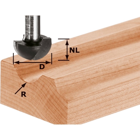 Festool Accessoires HW S8 R6,35 Holprofielfrees | 490984