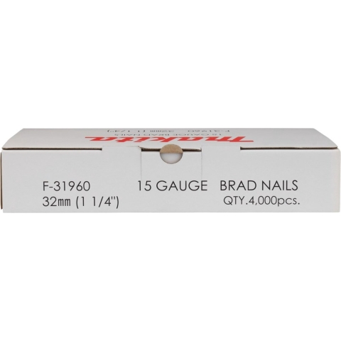 Makita Accessoires F-31960 brads | 32mm 1,4x1,8mm | gegalvaniseerd | 4000 stuks - F-31960
