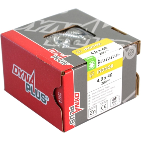 Dynaplus Constructieschroef Vz Pk +Snijpunt Torx TX30 6.0X160/80 | 100 stuks - 0281.01.51201