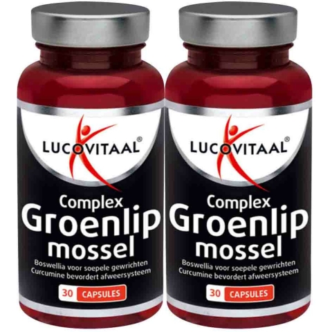 2x Lucovitaal Complex Groenlipmossel 30 capsules