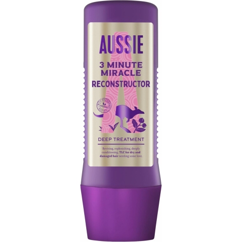 6x Aussie Haarmasker 3 Minute Miracle Reconstructor Intensieve Vegan Haarverzorging 225 ml