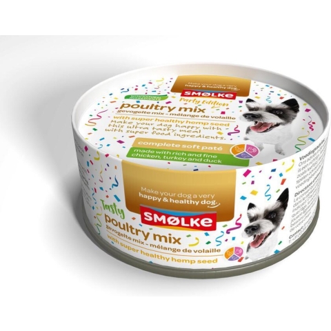 24x Smolke Hondenvoer Soft Paté Party Edition 125 gr