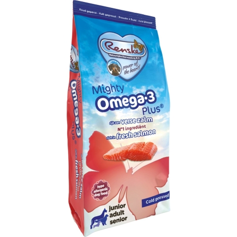 Renske Mighty Omega-3 Plus Geperst Zalm 6,5 kg