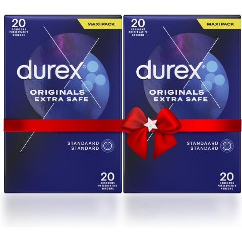 2x Durex Condooms Extra Safe 20 stuks