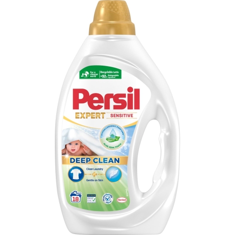 6x Persil Wasmiddel Gel Sensitive 18 Wasbeurten 810 ml