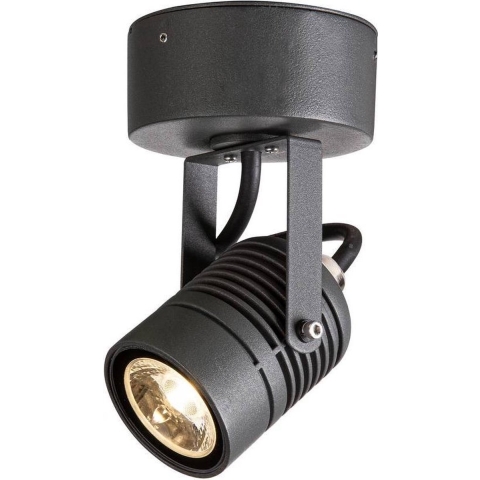 SLV LED SPOT 1004649 LED-buitenlamp (wand) LED vast ingebouwd 6 W Antraciet