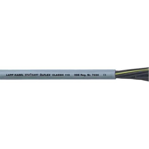 LAPP ÖLFLEX® CLASSIC 110 Stuurstroomkabel 7 G 1 mm² Grijs 1119207/100 100 m