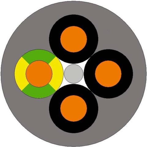 LAPP ÖLFLEX® CLASSIC 110 Stuurstroomkabel 4 x 1.50 mm² Grijs 1119904/100 100 m
