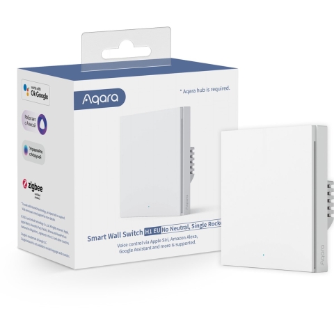 Aqara Draadloze wandschakelaar WS-EUK01 Wit Apple HomeKit