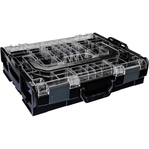 L-BOXX Gereedschapskoffer | 102 deksel transparant | binnen B378xD313xH61 mm | 1 stuk - 6100000362