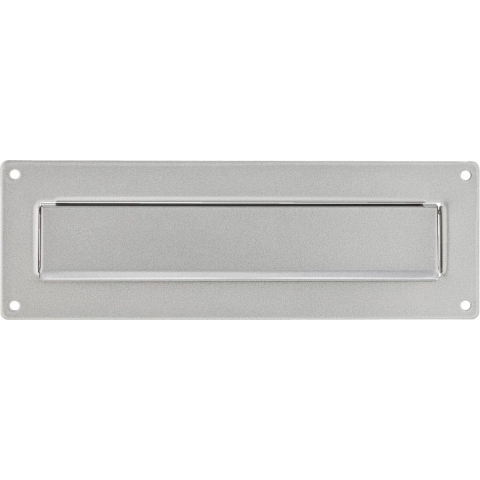 Burg Wächter 32480 PORTA 796 SI Brievenbusgleuf Aluminium, Plaatstaal Zilver