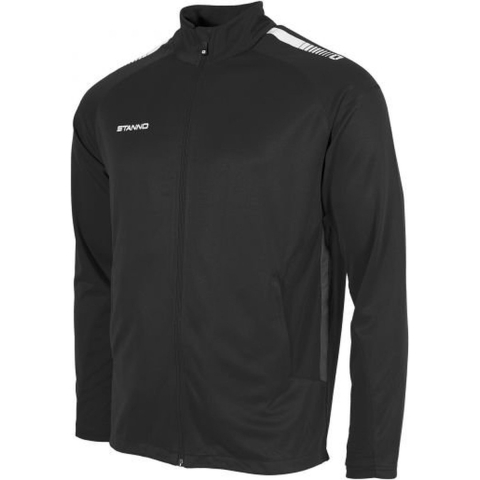 Stanno 408025 First Full Zip Top - Black-Anthracite - S