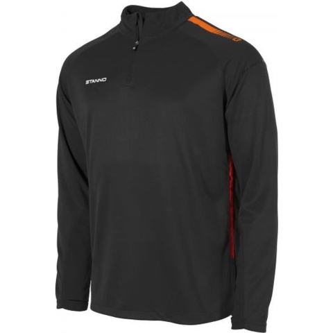 Stanno 408026 First Quarter Zip Top - Zwart - 2XL