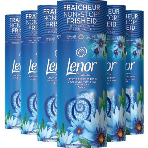 6x Lenor In-Wash Geurbooster Zeebries 13 wasbeurten 165 gr