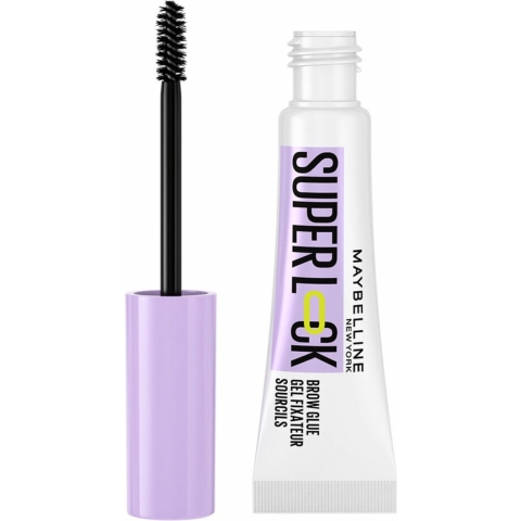 3x Maybelline Super Lock Brow Glue Wenkbrauwgel Clear 8 gr